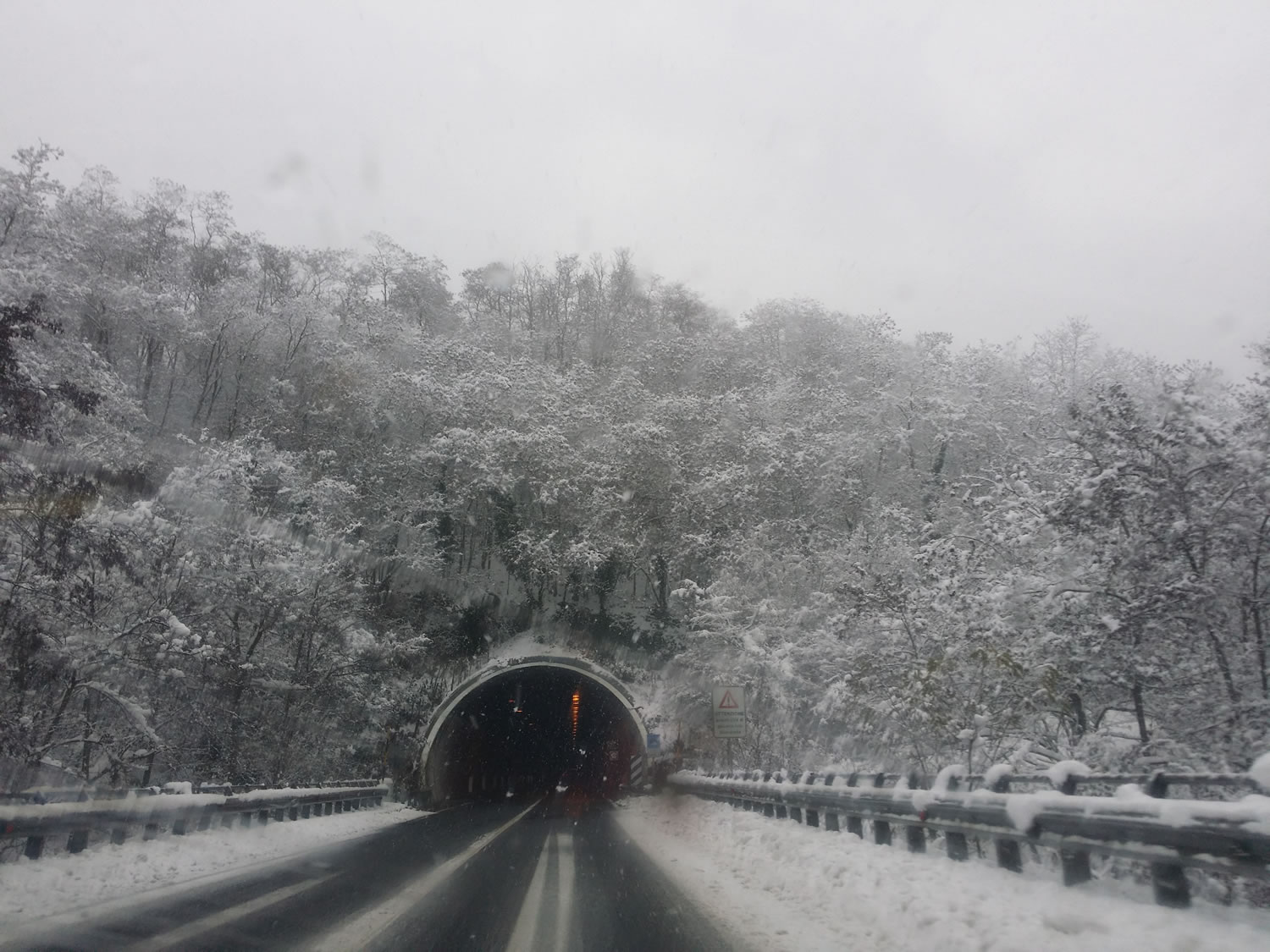 Autostrada A6 Nevicata - Millesimo 